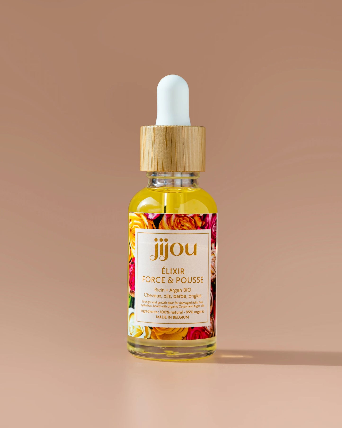 Élixir Force & Pousse Apporte douceur et brillance, fortifiant accélérateur de pousse cheveux - JIJOU juliette. Natural Cosmetics - Pousse cheveux, cils, barbe, ongles, sourcils - Perte cheveux, ongles cassants