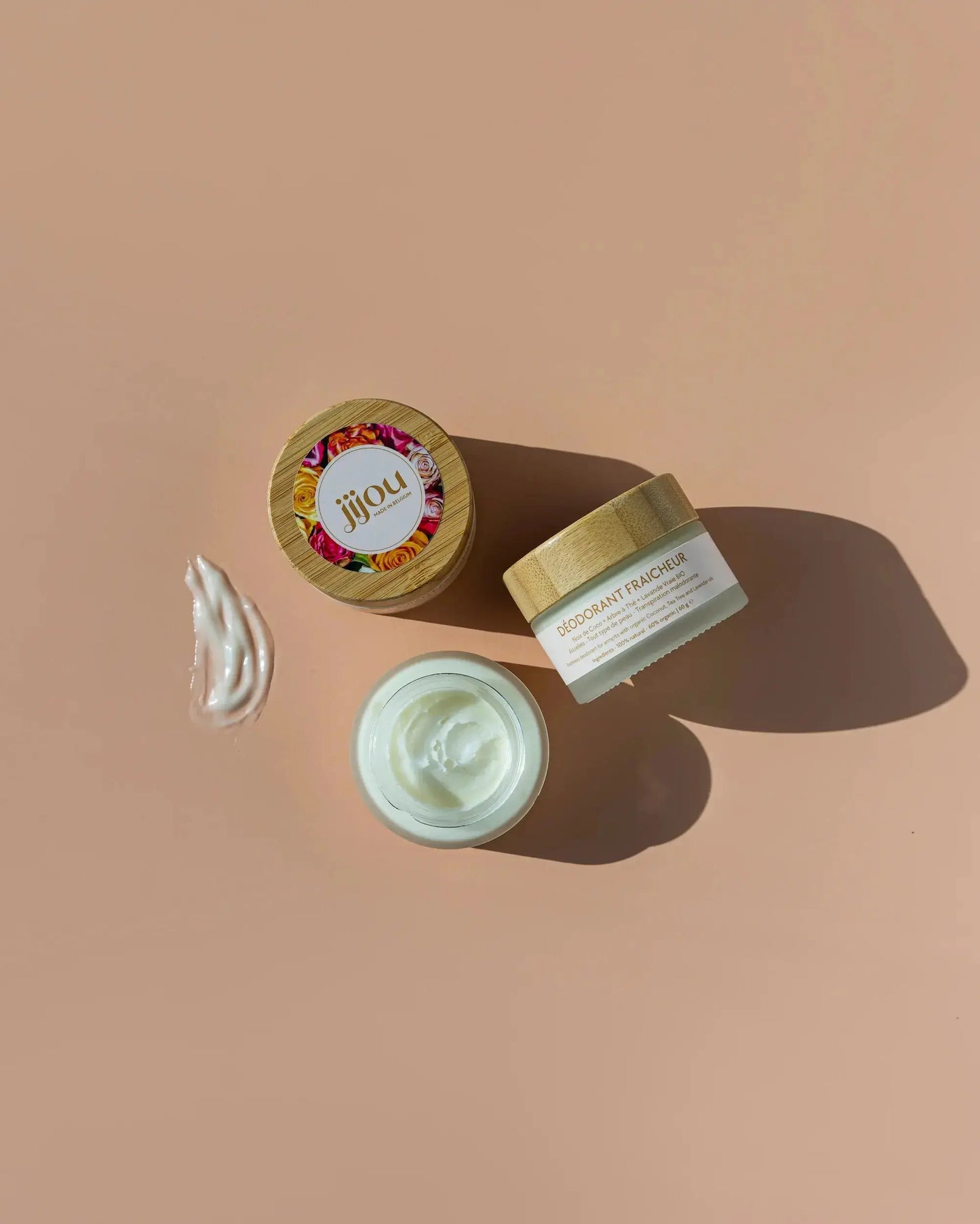 Déodorant bio naturel | JIJOU juliette. Natural Cosmetics : fraîcheur et efficacité contre transpiration excessive - grossesse, ménopause, andropause, adolescence Femme et Homme