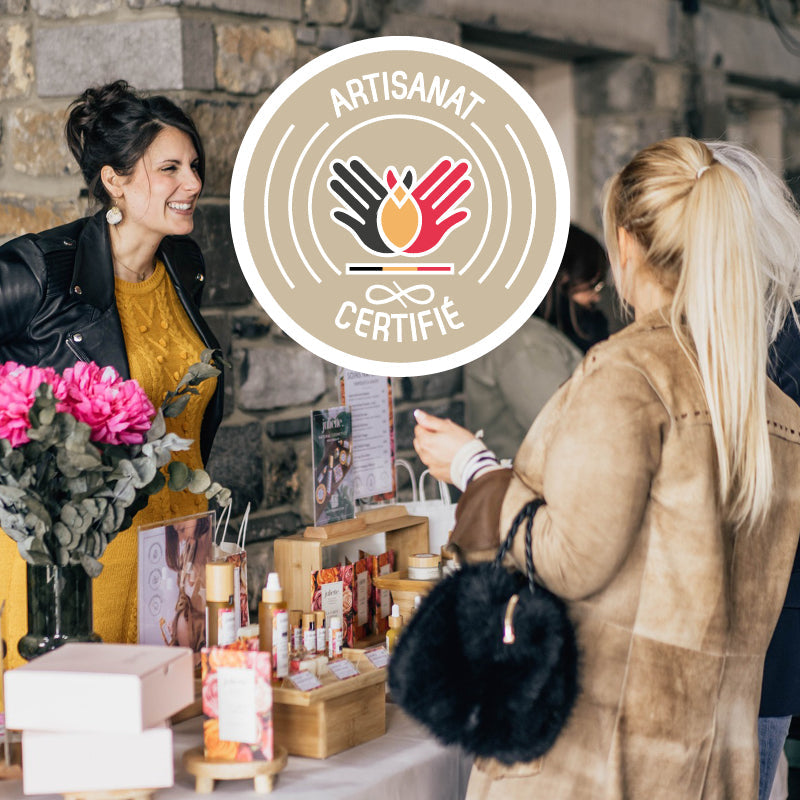 JIJOU Artisane certifiée par le SPF Economie Belge - artisanat certifié - cosmétiques bio naturels belgique