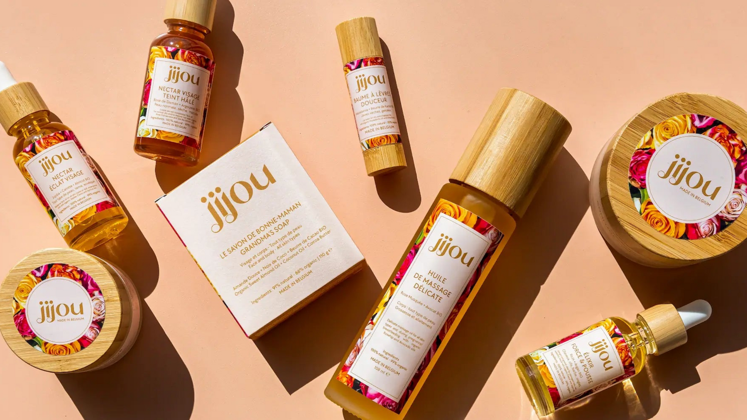 Produit cosmétique bio naturel Jijou