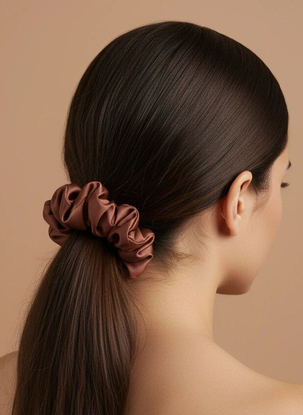 Chouchou en satin fait main (3 coloris) JIJOU®