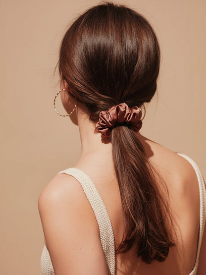 Chouchou en satin fait main (3 coloris) JIJOU®