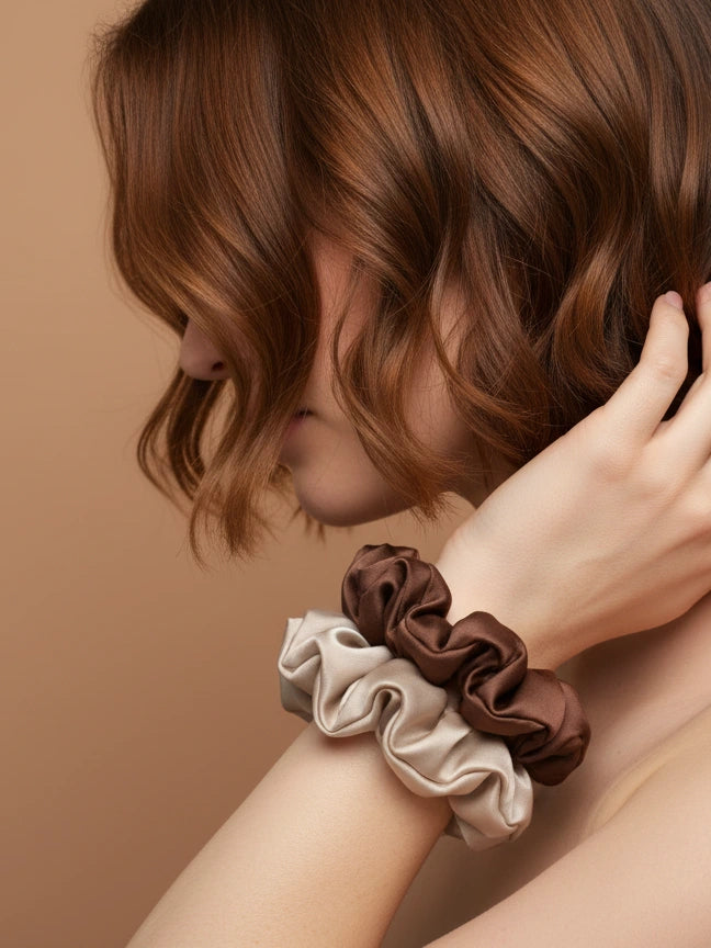 Chouchou en satin fait main (3 coloris) JIJOU®