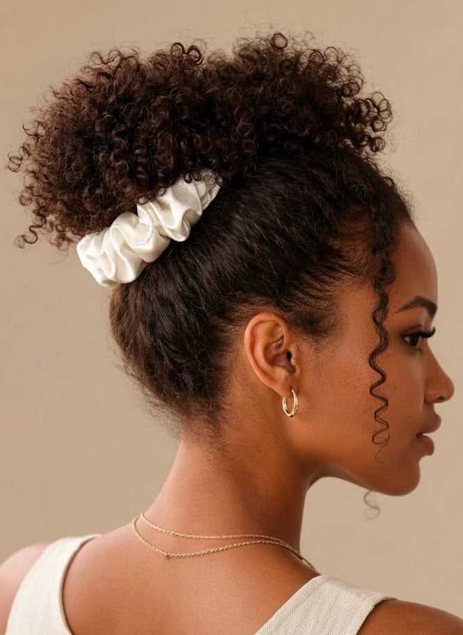 Chouchou en satin fait main (4 coloris) JIJOU®