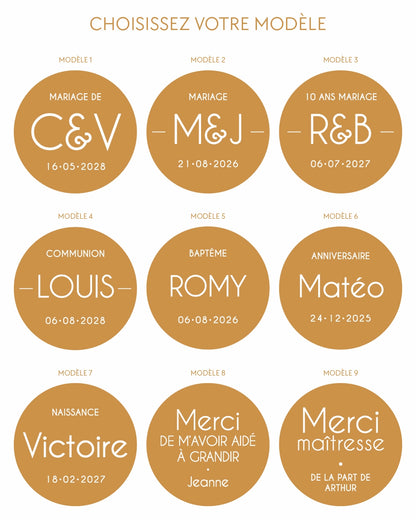 Bougie Parfumée • Fleur de Coton • à personnaliser (mini format) JIJOU®