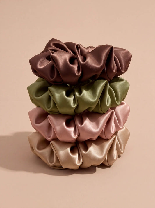 Chouchou en satin fait main (8 coloris) JIJOU®