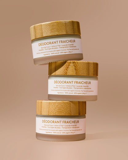 déodorant naturel le plus efficace homme femme Jijou : ingrédients BIO - cosmétiques naturels belges