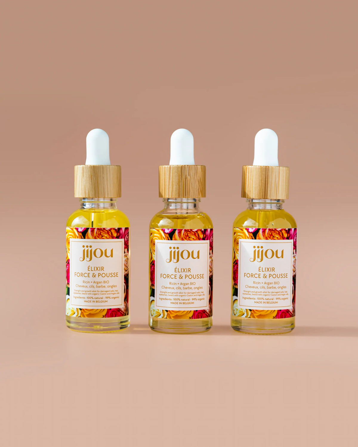 Produit pour faire pousser les ongles : huile de soin accélratrice de pousse ongles. Kit Élixir Force et Pousse (3 pièces) JIJOU®