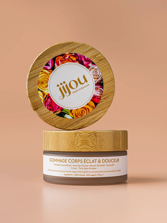 Gommage Éclat et Douceur : gommage visage et corps naturel JIJOU®