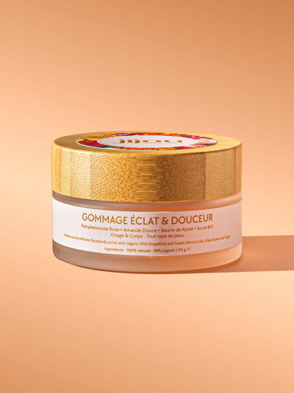 Gommage Éclat et Douceur : gommage visage et corps naturel JIJOU®