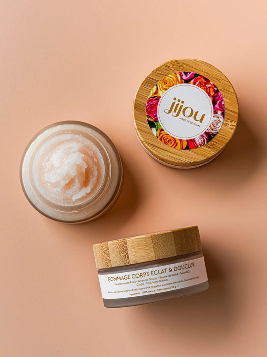 Gommage Éclat et Douceur : gommage visage et corps naturel JIJOU®