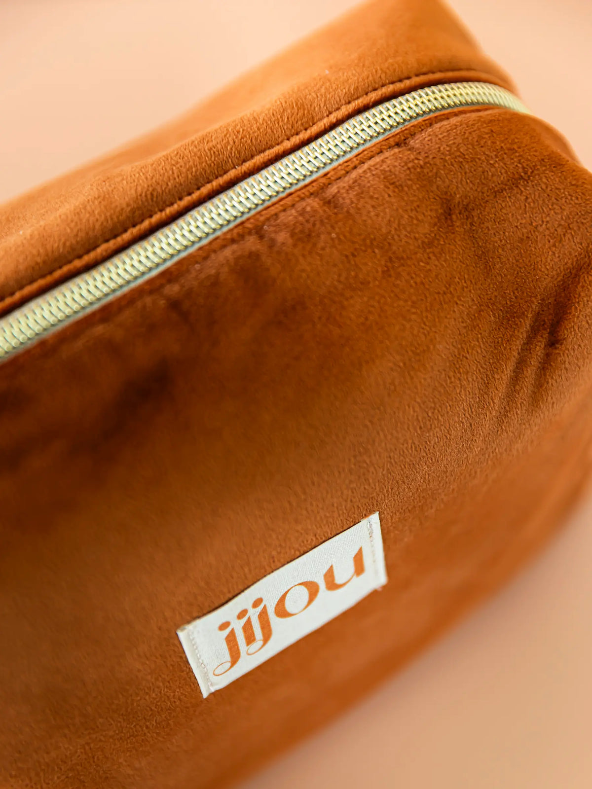 Grande trousse de toilette en velours écureuil pour les week-ends et les voyages