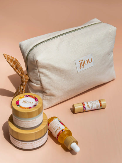 Grande trousse de toilette rose pâle Jijou®