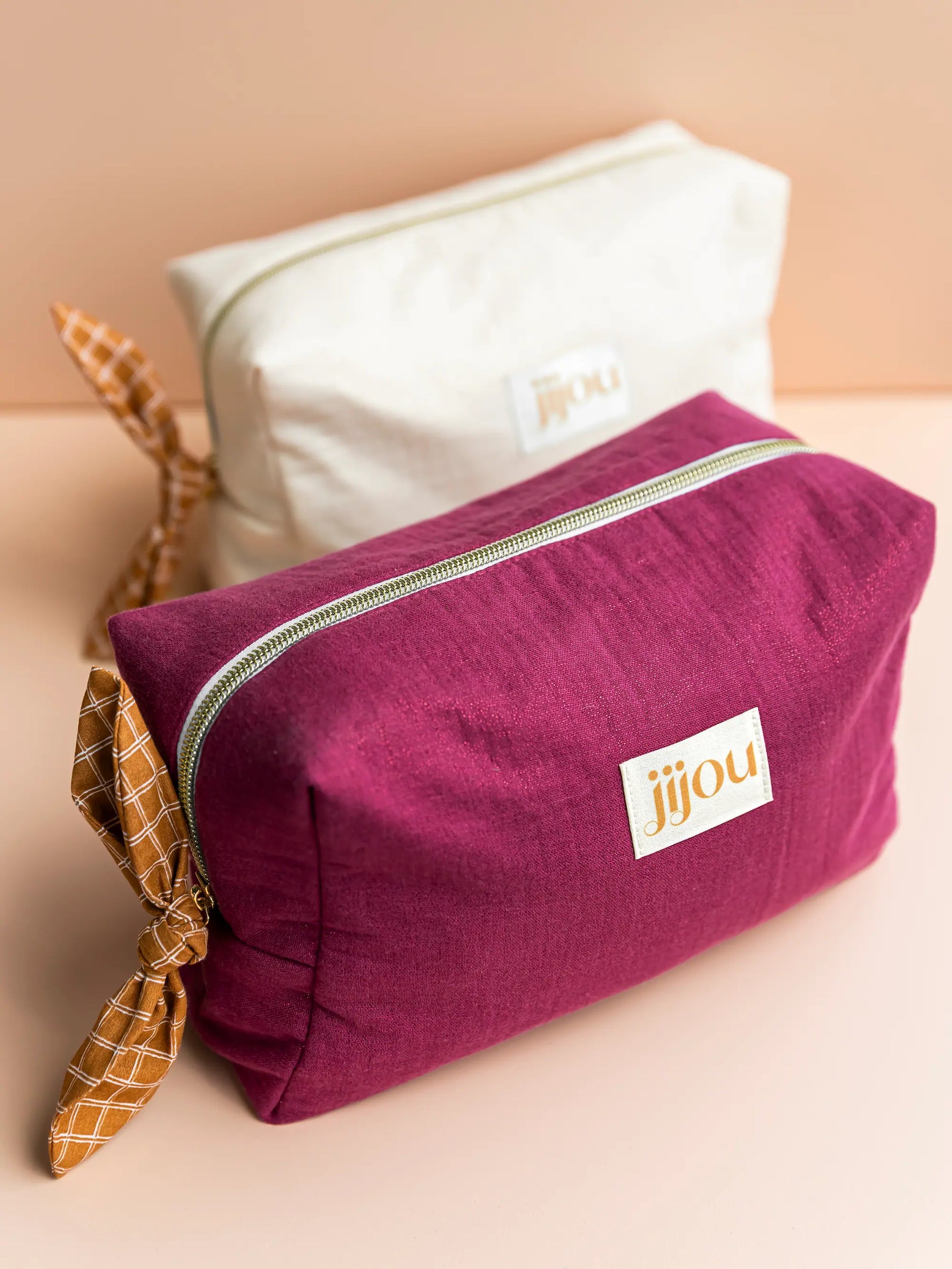 Grande trousse de toilette pourpre Jijou®