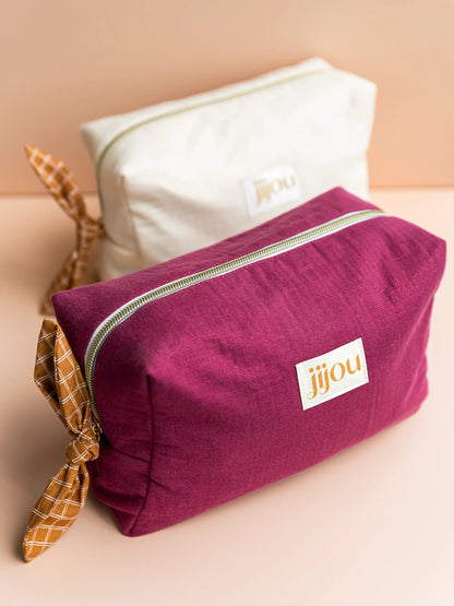 Grande trousse de toilette rose pâle Jijou®