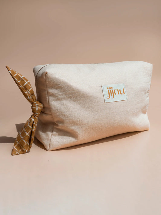 Grande trousse de toilette rose pâle Jijou®
