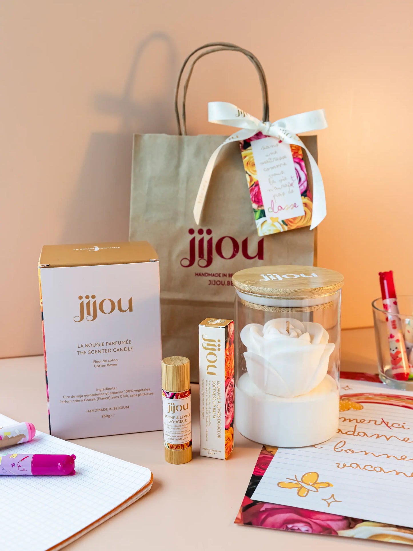 Coffret cadeau "Merci Maîtresse" (plusieurs variantes) JIJOU®