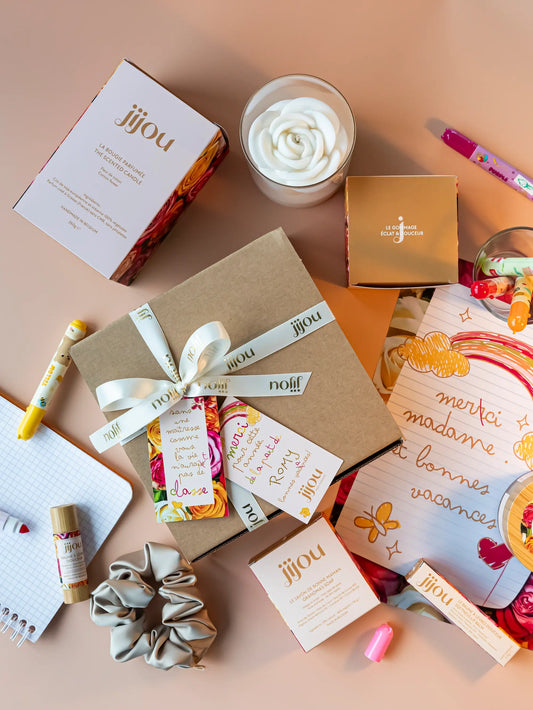 Coffret cadeau "Merci Maîtresse" (plusieurs variantes) JIJOU®