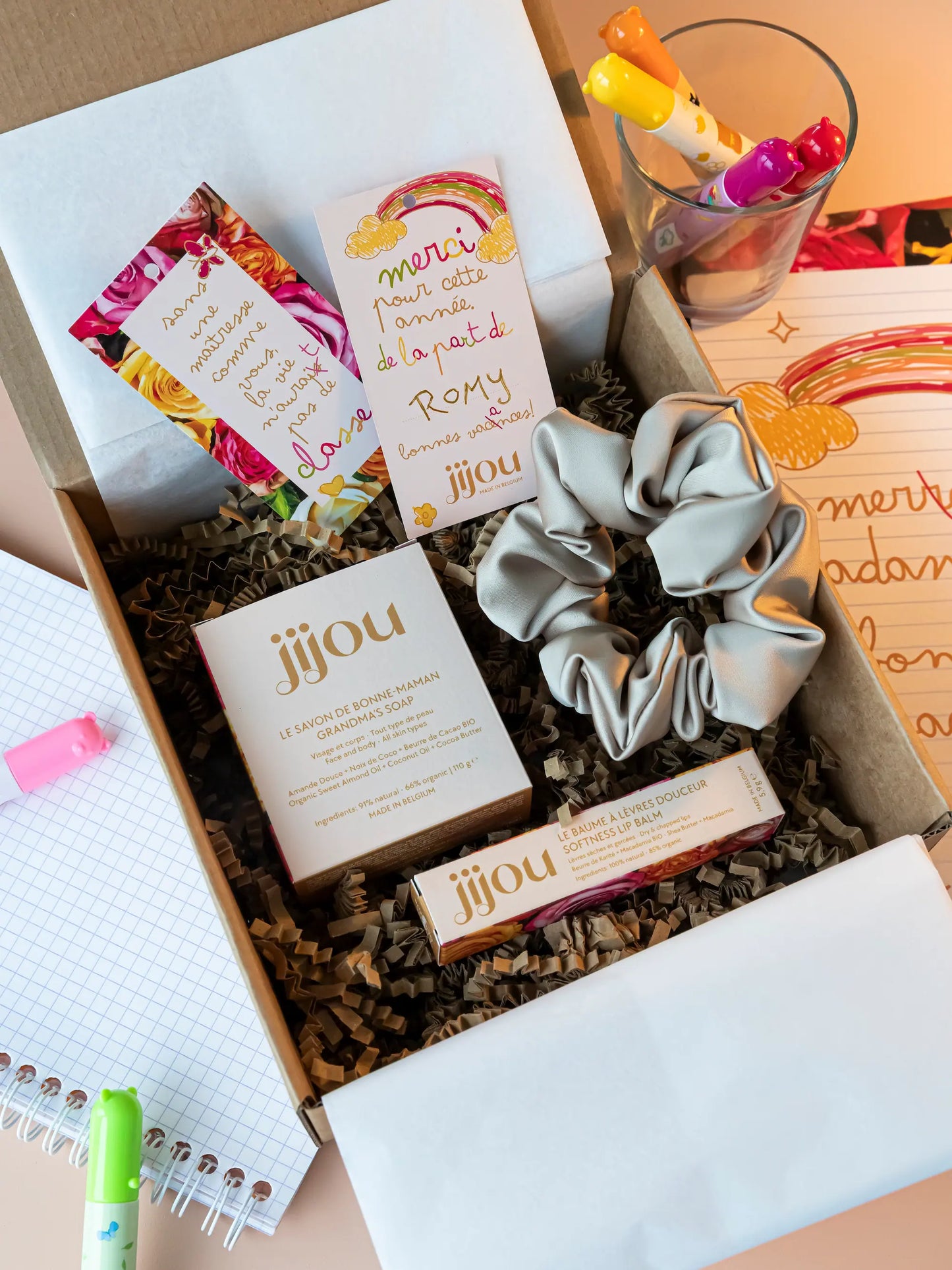 Coffret cadeau "Merci Maîtresse" (plusieurs variantes) JIJOU®