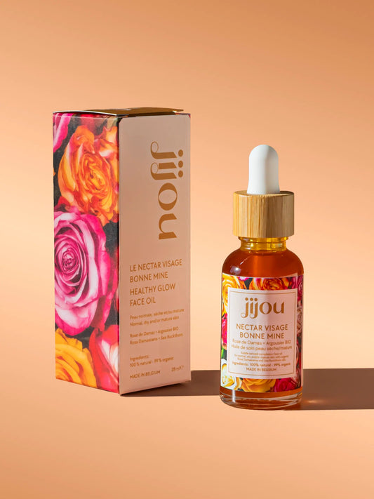 Nectar Visage Bonne Mine huile visage anti-age nourrissante peau sèche et peau mature Jijou : autobronzant et bonne mine