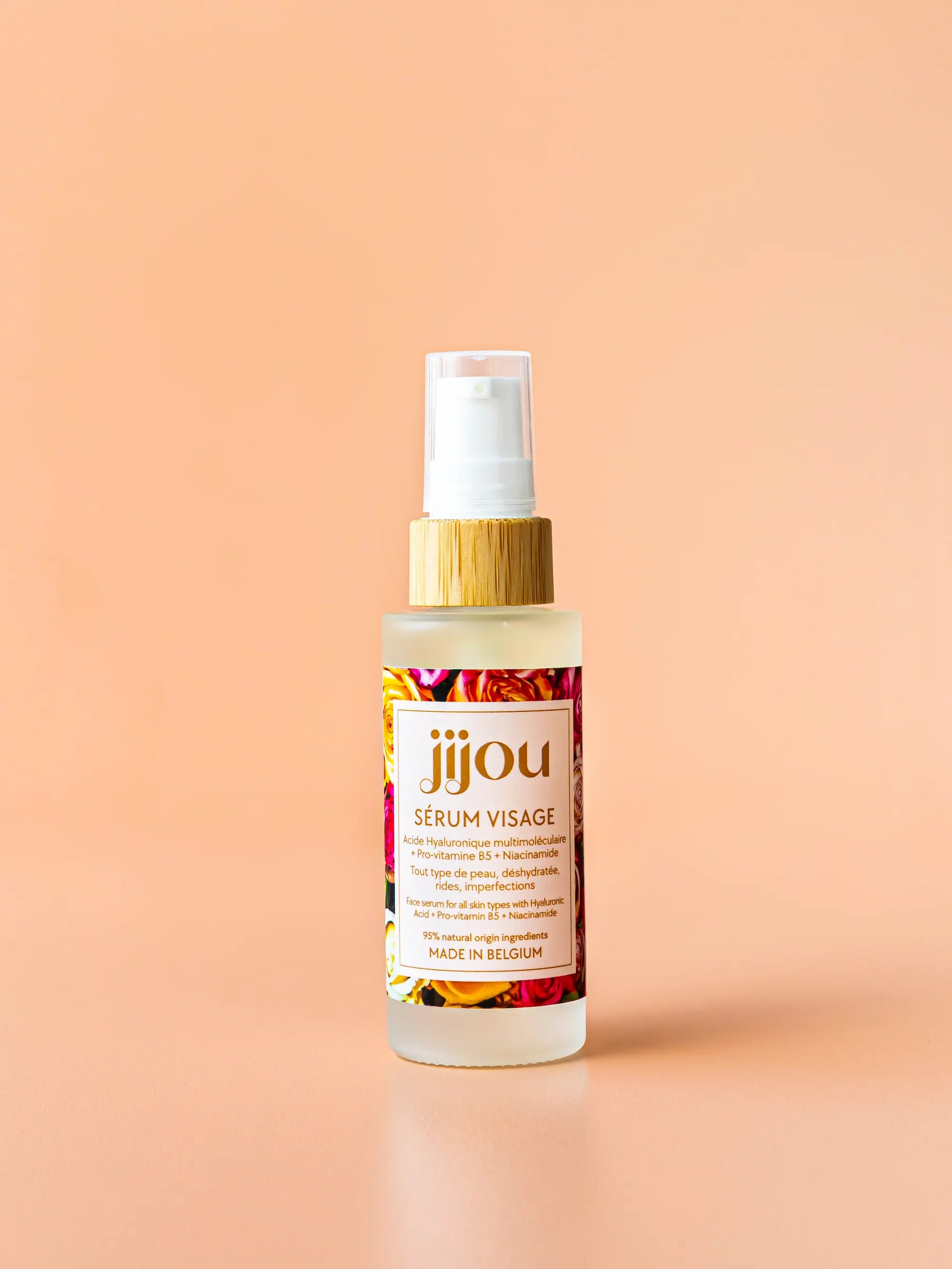 Sérum Visage à l'Acide Hyaluronique, Niacinamide et Panthenol (Pro-vitamine B5) JIJOU®