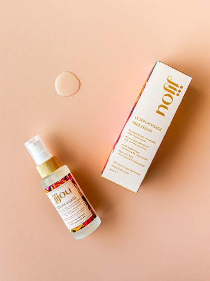 Sérum Visage à l'Acide Hyaluronique, Niacinamide et Panthenol (Pro-vitamine B5) JIJOU®